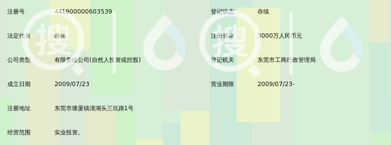 东莞市天泽信实业投资有限公司_好搜百科