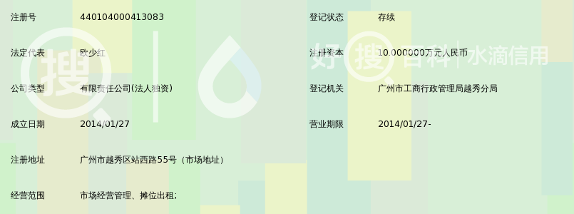 广州金美外贸服装城市场经营管理有限公司