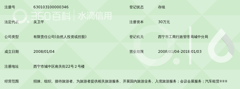 西宁龙盛国际旅行社有限公司_360百科