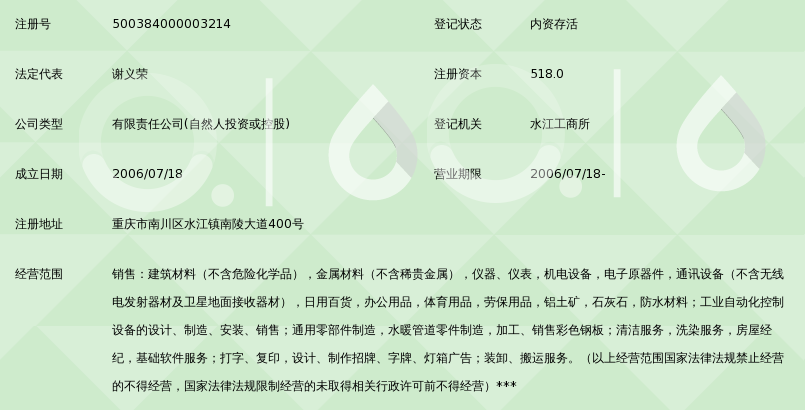 重庆市通程铝建机电设备安装有限公司_360百