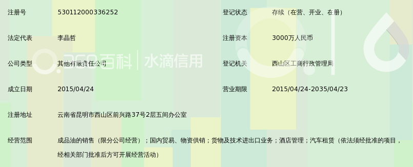 云南公投石化有限责任公司_360百科