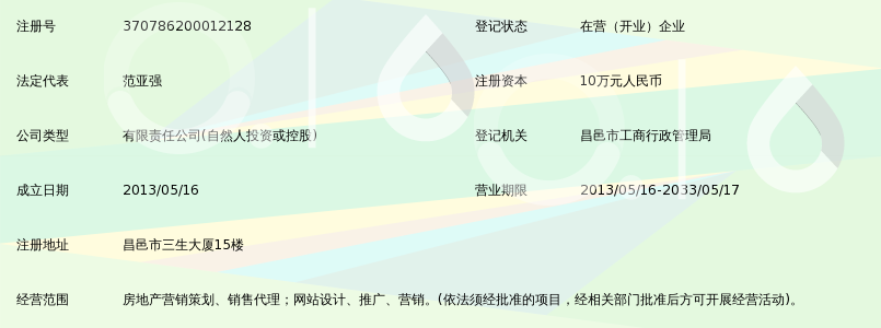 昌邑金泰美房地产营销策划有限公司_360百科