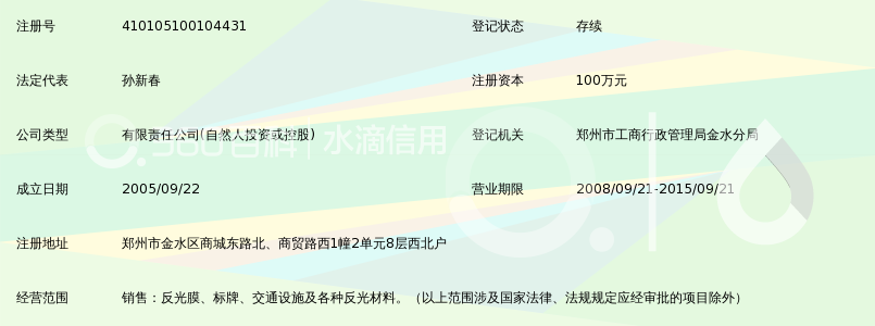郑州百强标牌反光材料有限公司_360百科