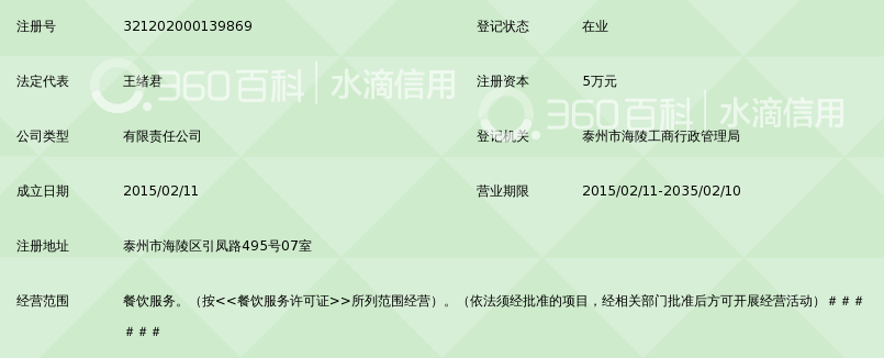 泰州市君悦楼酒店有限公司_360百科