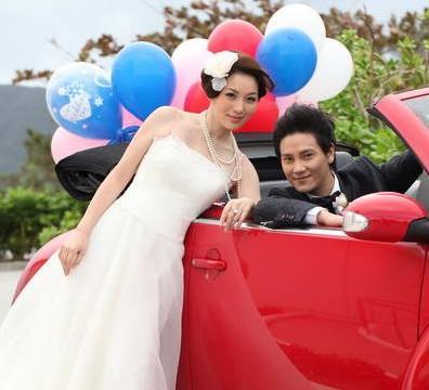丁子峻和老婆吉祥婚纱照