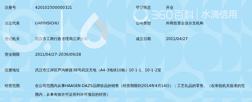 通用磨坊贸易(上海)有限公司武汉天地店_360百