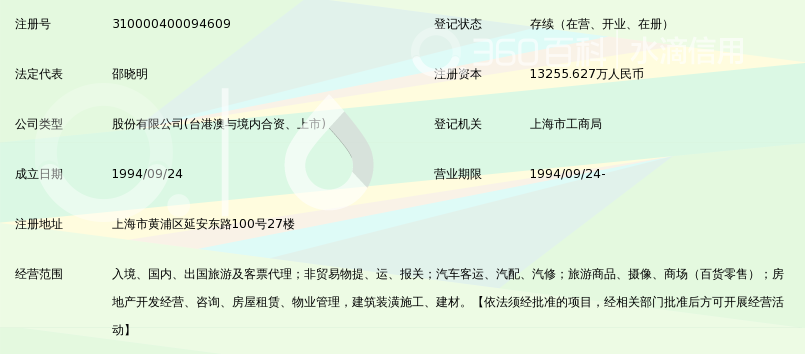 上海锦江国际旅游股份有限公司_360百科