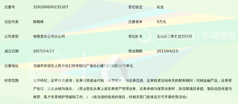 华林证券有限责任公司无锡人民中路证券营业部