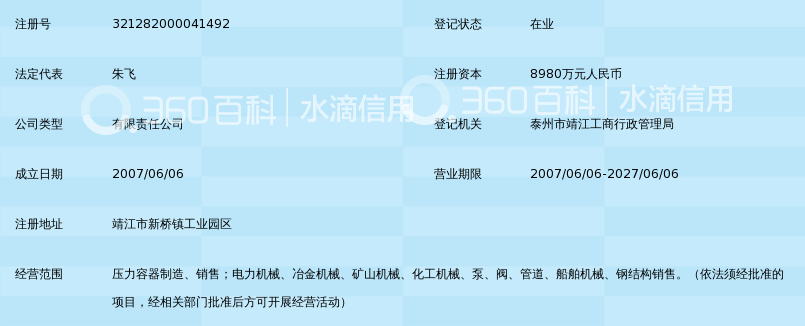江苏民丰特种设备制造有限公司_360百科