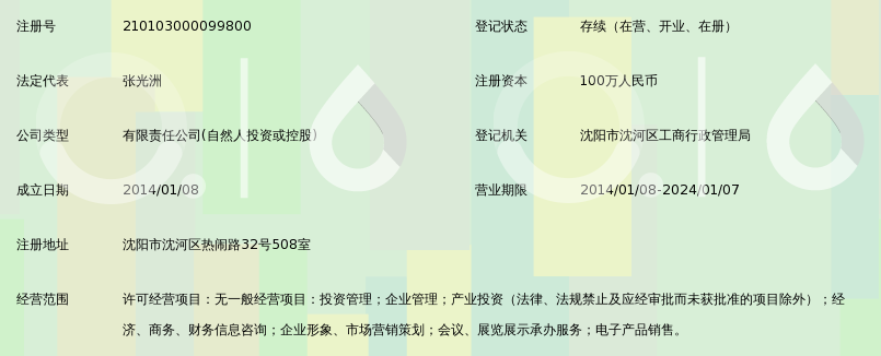 沈阳轩铭投资管理有限公司_360百科