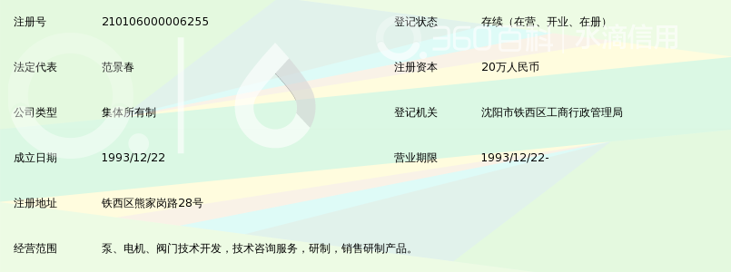 沈阳水泵厂技术开发总公司技术开发部_360百