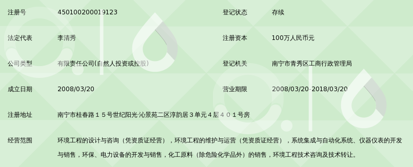 南宁市华宇天泽环保科技有限公司_360百科