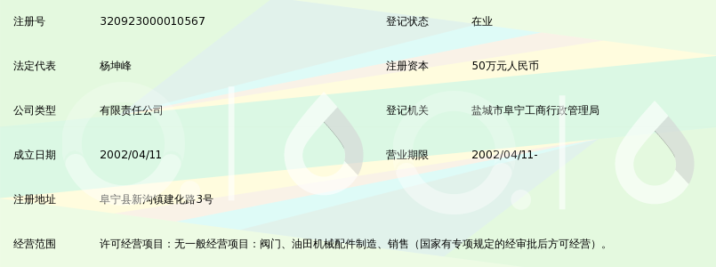 阜宁县凌峰阀门机械有限公司_360百科