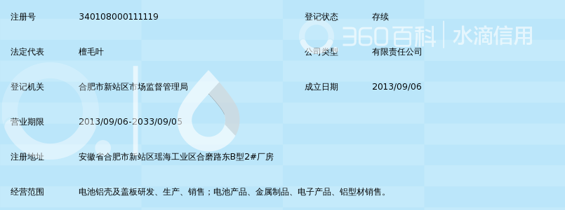 合肥力翔电池科技有限责任公司_360百科