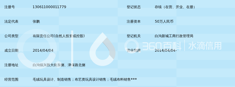 保定伊呀呀毛绒玩具制造有限公司_360百科